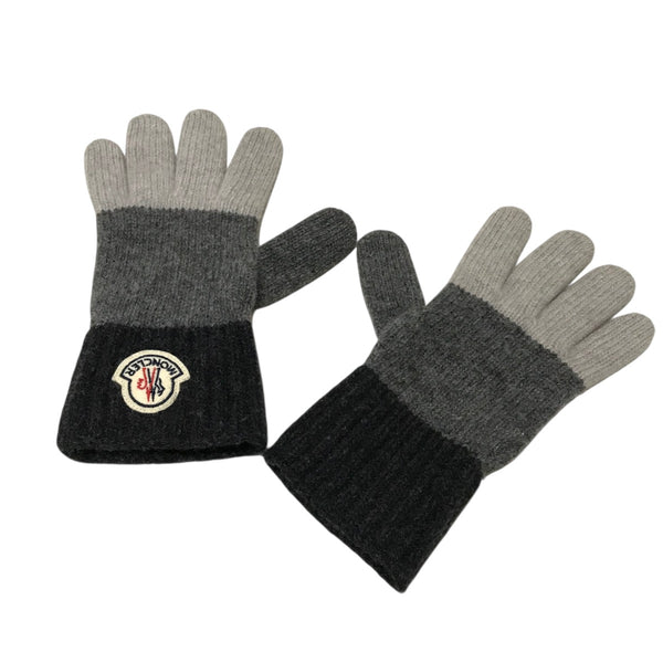 MONCLER(モンクレール) 【GUANTI】ウール手袋 グレー サイズ M｜【公式