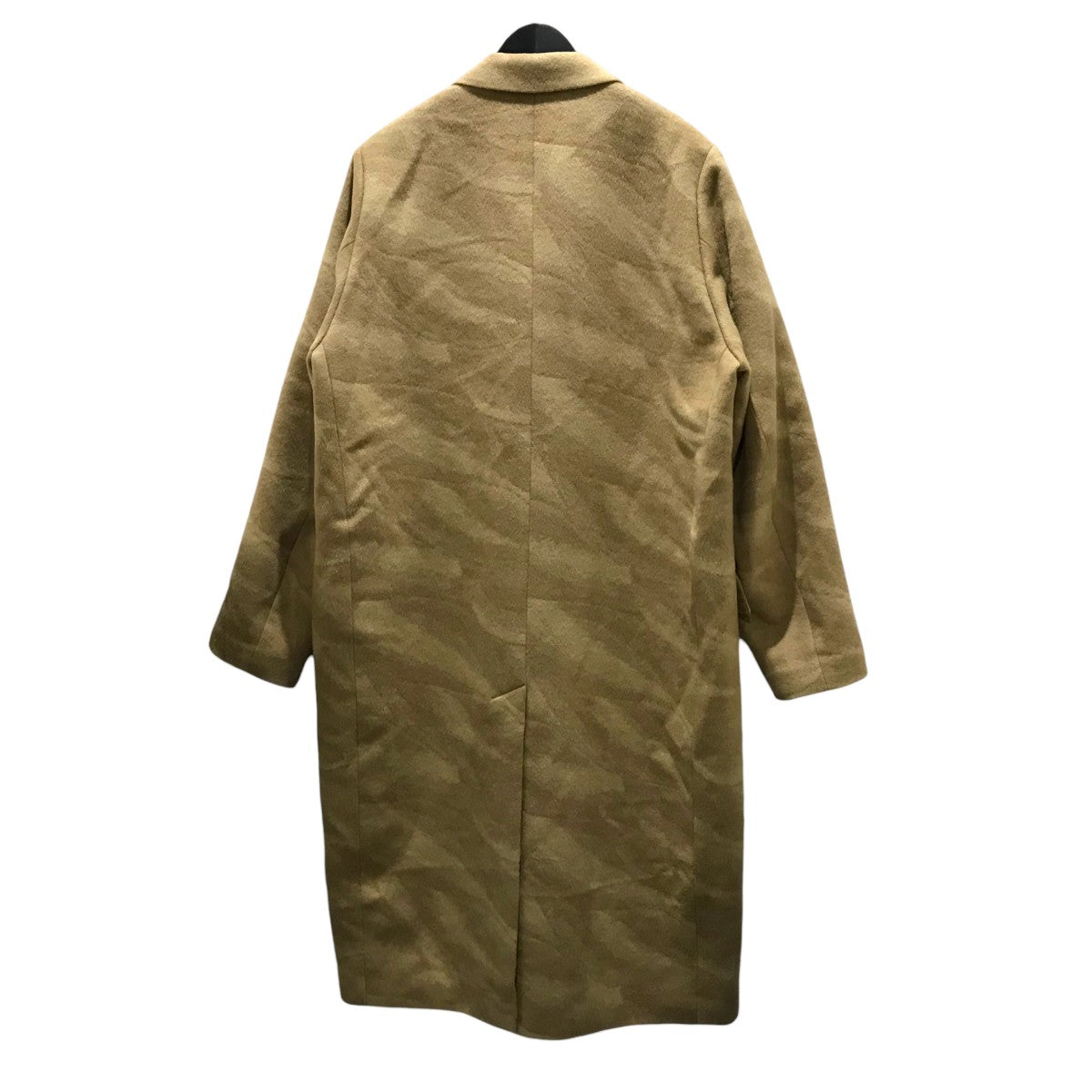 AURALEE 【WOOL CASHMERE JACQUARD MELTON CHESTERFIELD COAT 】ウールカシミヤチェスターコート 古着・中古-2枚目のアイテム画像