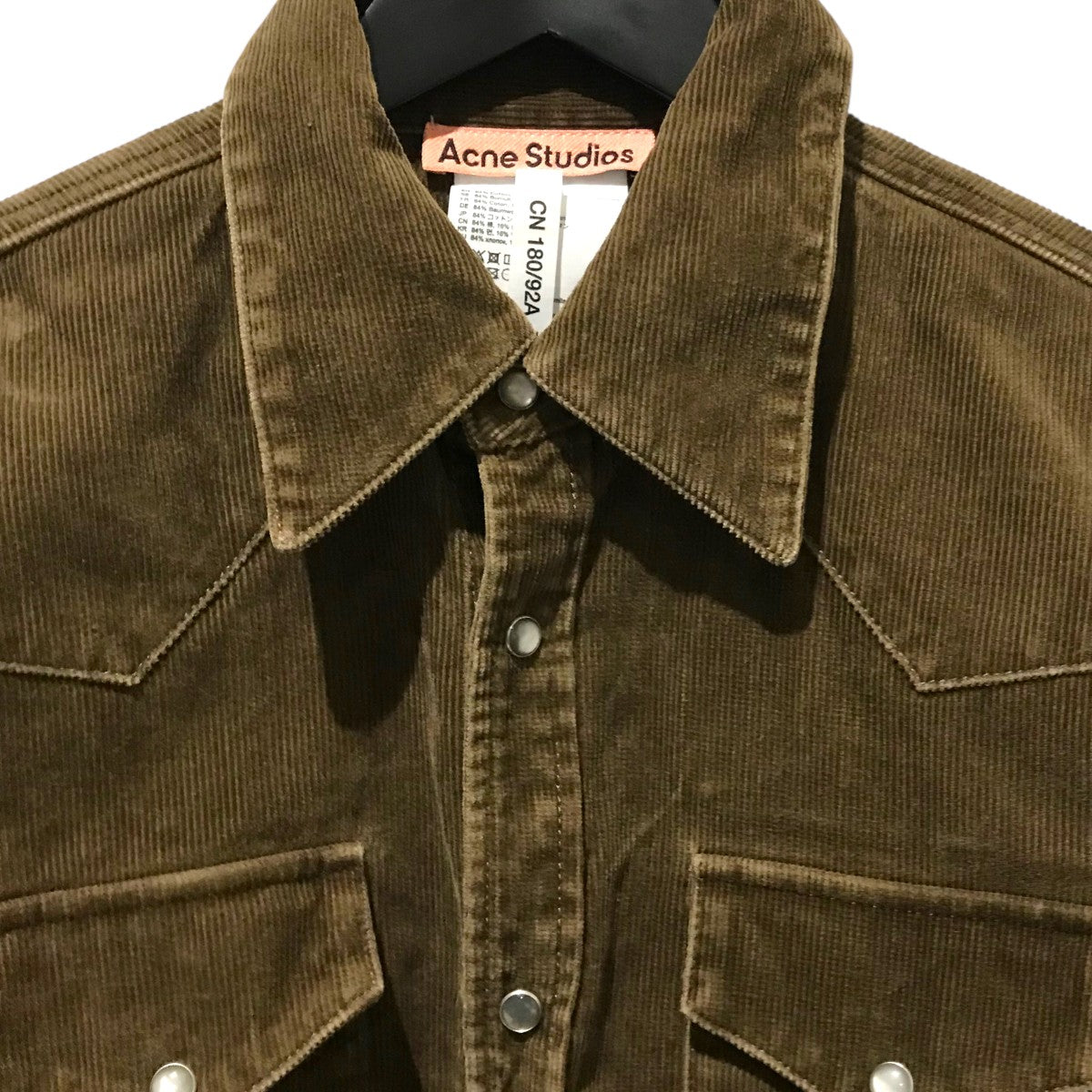 ACNE STUDIOS(アクネストゥディオズ) コーデュロイシャツFN-MN