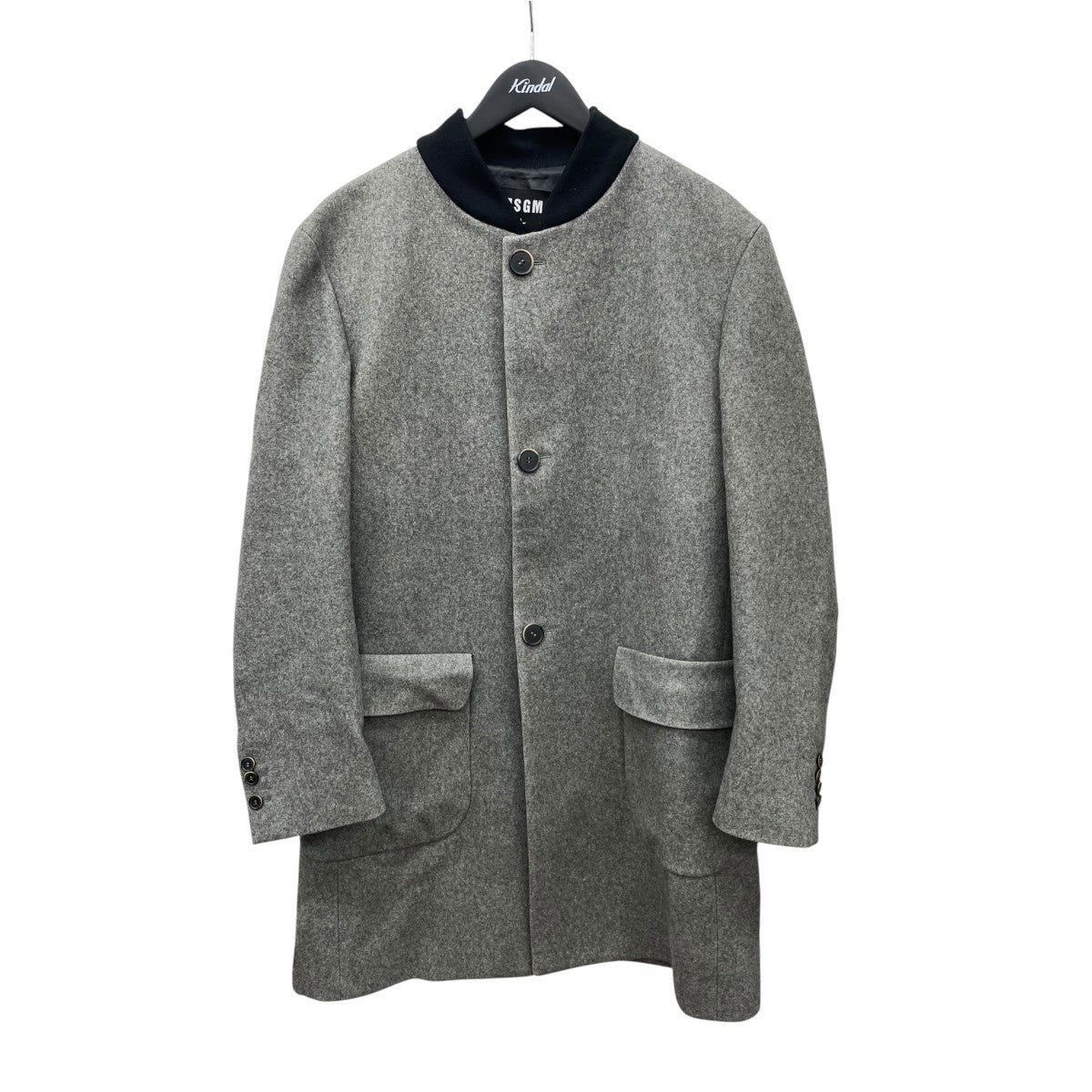 MSGM リブカラーコート1940MC04 古着・中古-1枚目のアイテム画像
