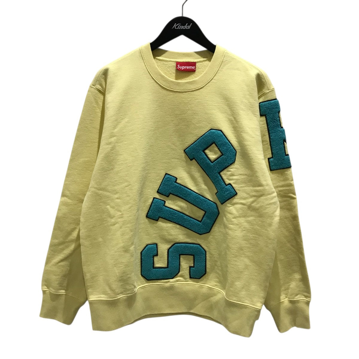 Supreme(シュプリーム) Big Arc Crewneckスウェット イエロー サイズ M