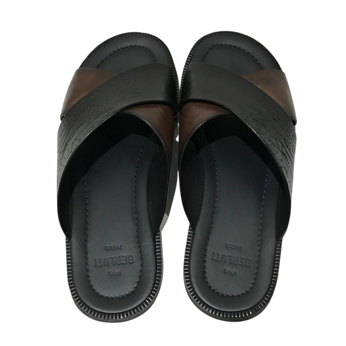 Berluti(ベルルッティ) シフノス スクリットレザーサンダルレザー