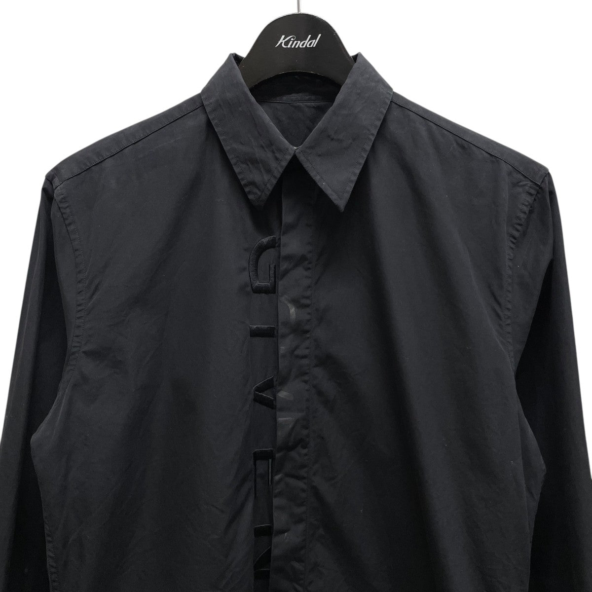 GIVENCHY ロゴ刺繍シャツBM60FM109F 古着・中古-3枚目のアイテム画像