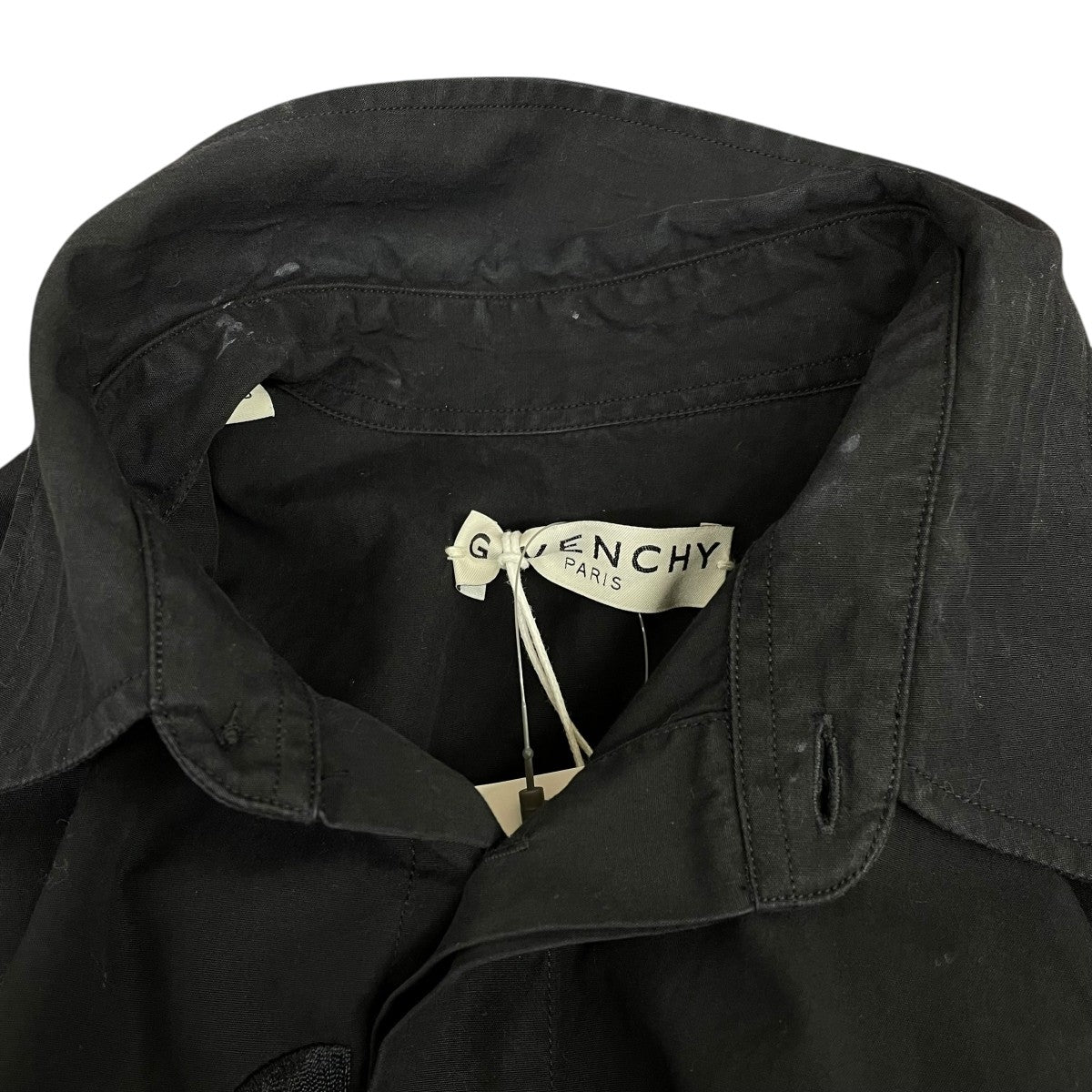 GIVENCHY ロゴ刺繍シャツBM60FM109F 古着・中古-8枚目のアイテム画像