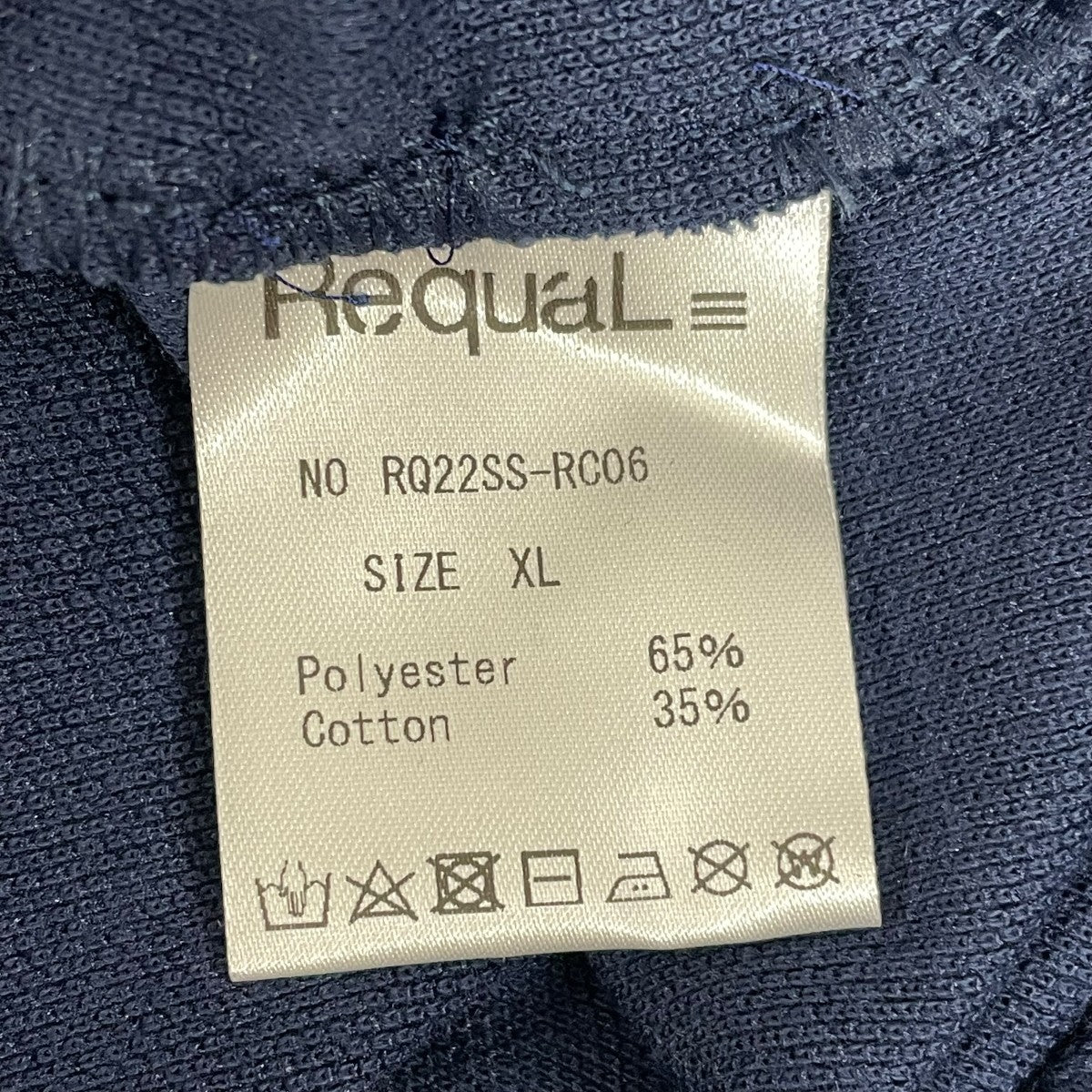 RequaL ワッペン半袖ポロシャツRQ22SS-RC06 古着・中古-6枚目のアイテム画像