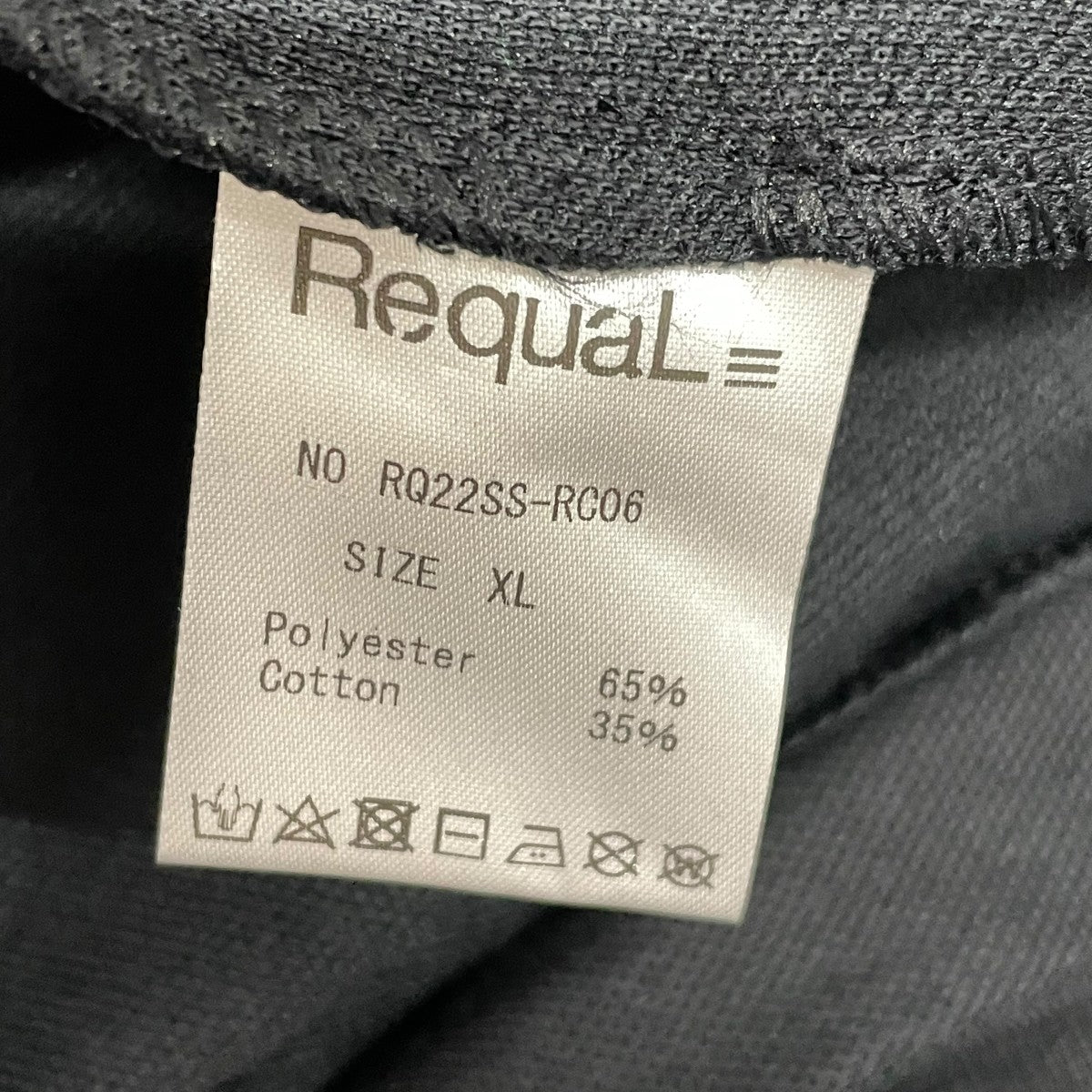 RequaL ワッペン半袖ポロシャツRQ22SS-RC06 古着・中古-5枚目のアイテム画像