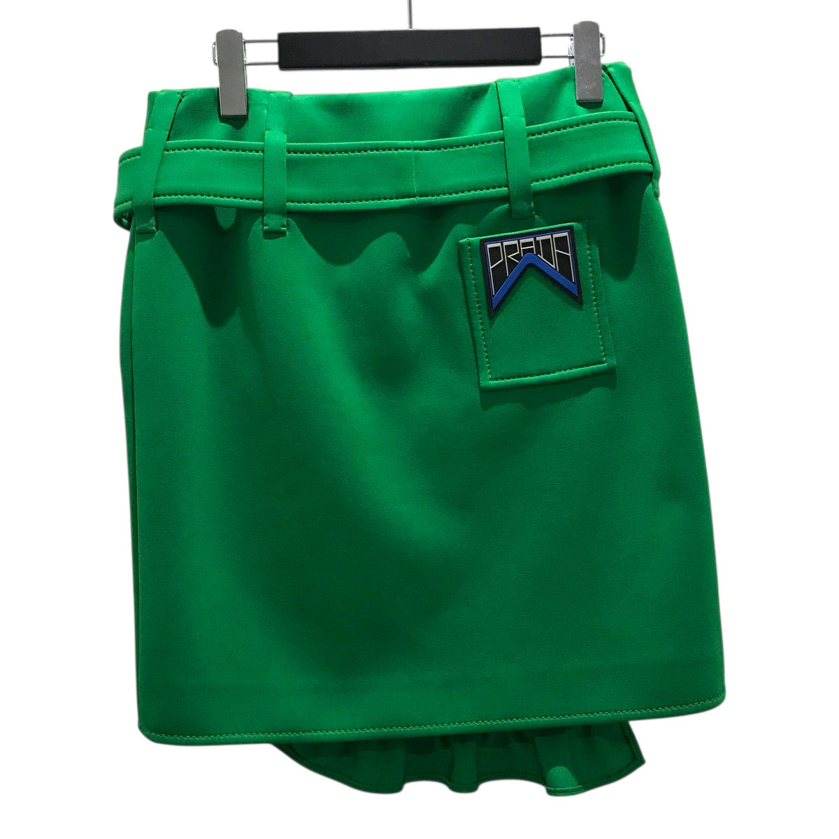 PRADA(プラダ) フリルスカートP1540H P1540H グリーン サイズ 36