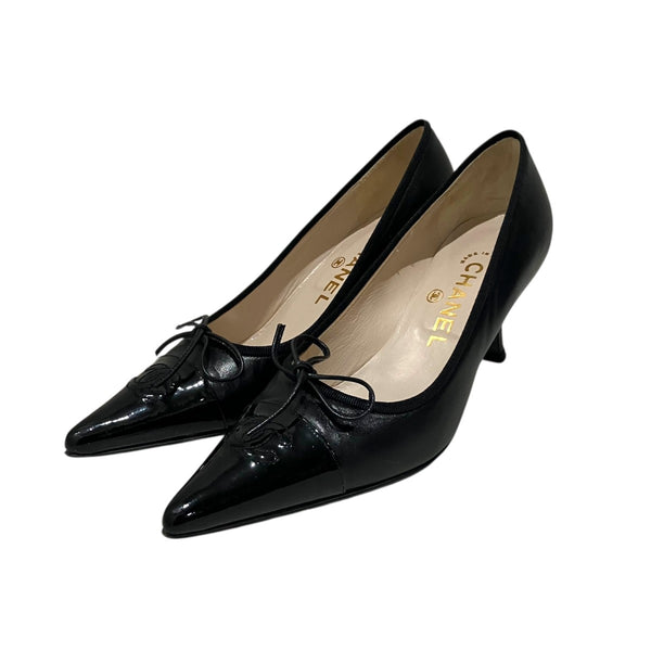 最終値下げ　【未使用タグ付】38 1/2C　約24cm CHANEL パンプス CHANEL(シャネル) パンプス ブラック サイズ 36｜【公式】カインドオル