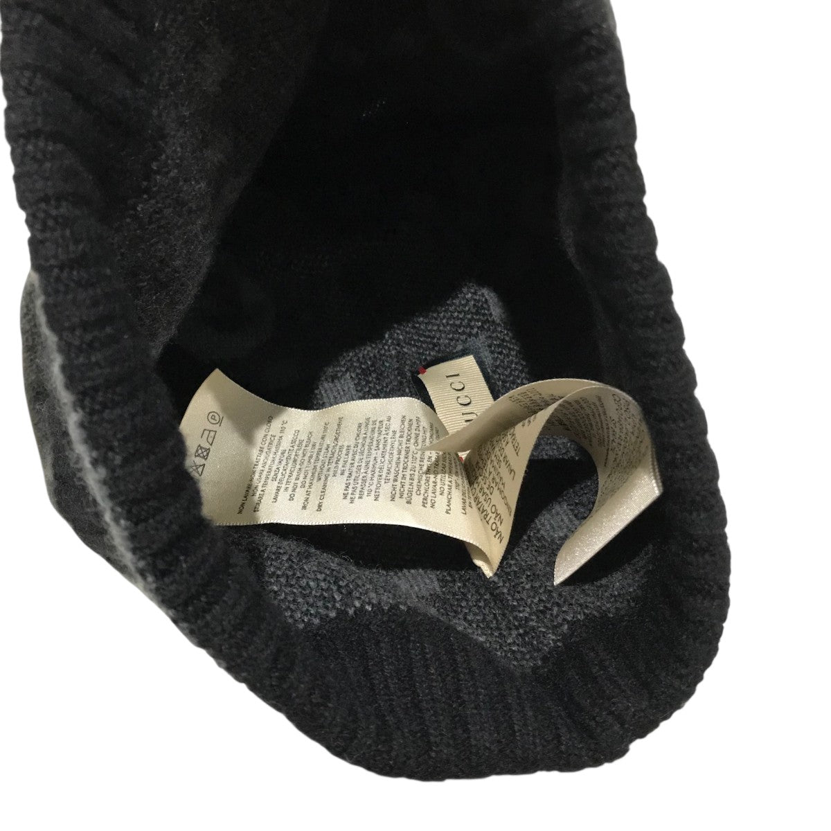 GUCCI ニットキャップ676827 古着・中古-4枚目のアイテム画像
