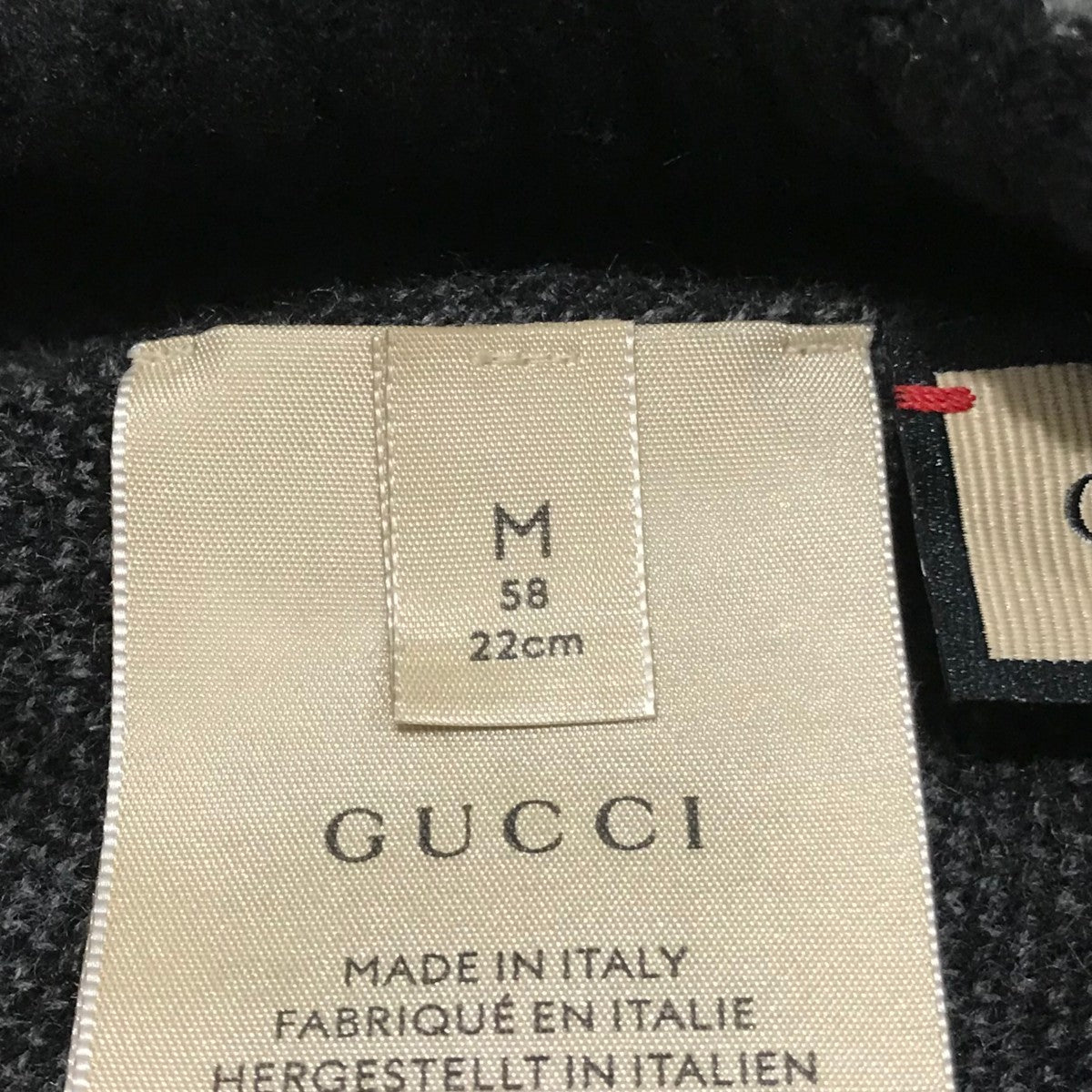 GUCCI ニットキャップ676827 古着・中古-5枚目のアイテム画像