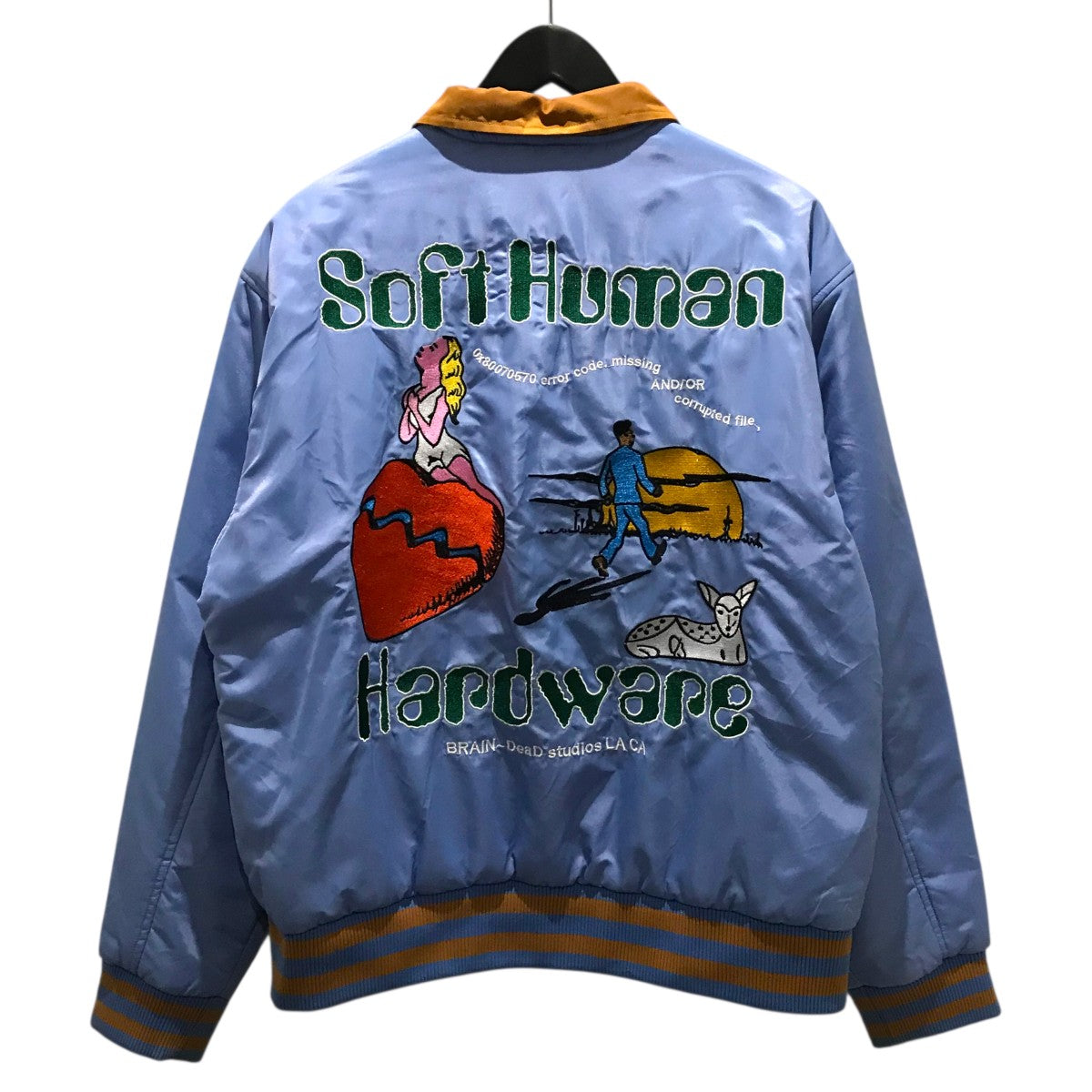 BRAIN DEAD(ブレインデッド) 【HUMAN HARDWARE SATIN JACKET】サテン