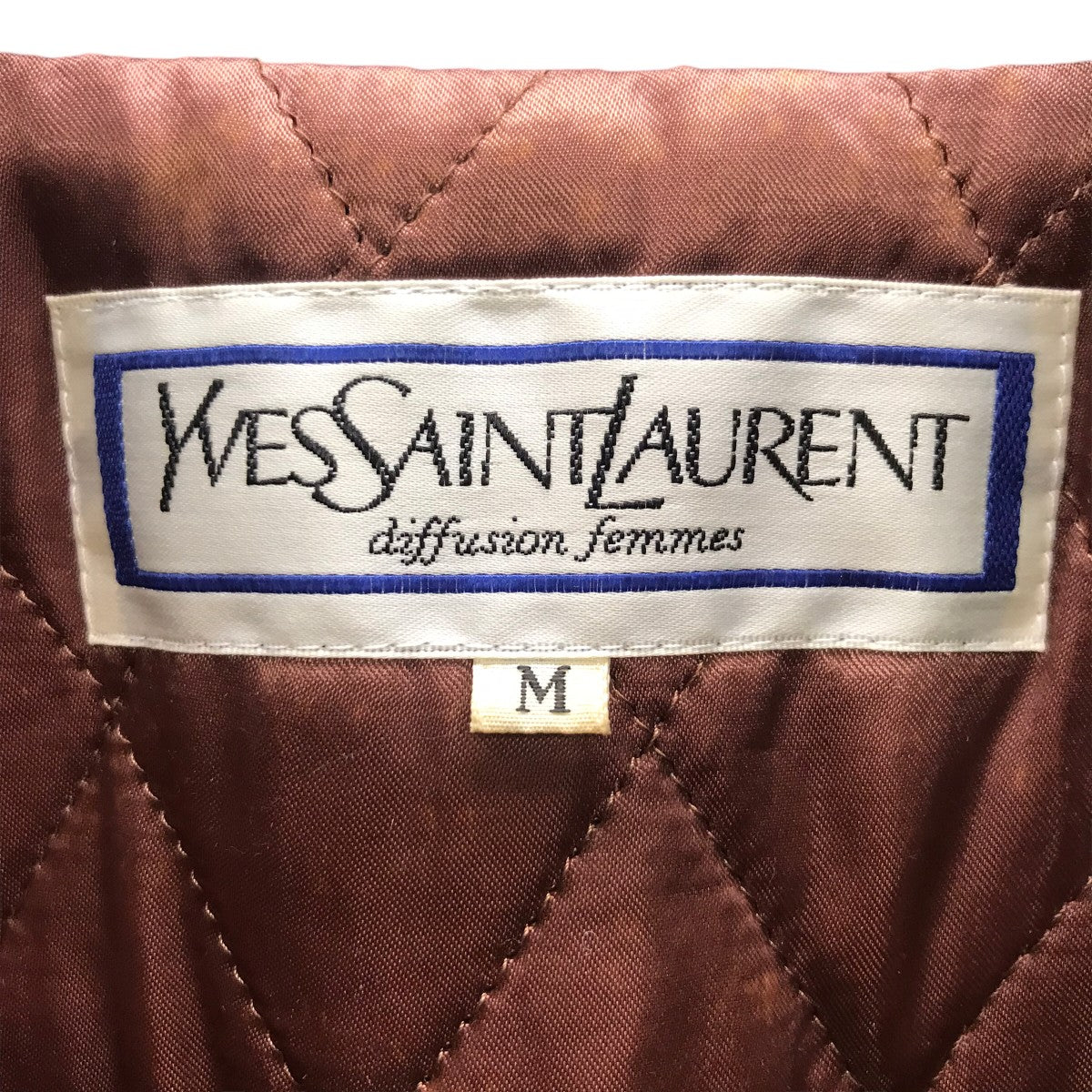 Yves Saint Laurent 総柄コート 古着・中古-6枚目のアイテム画像