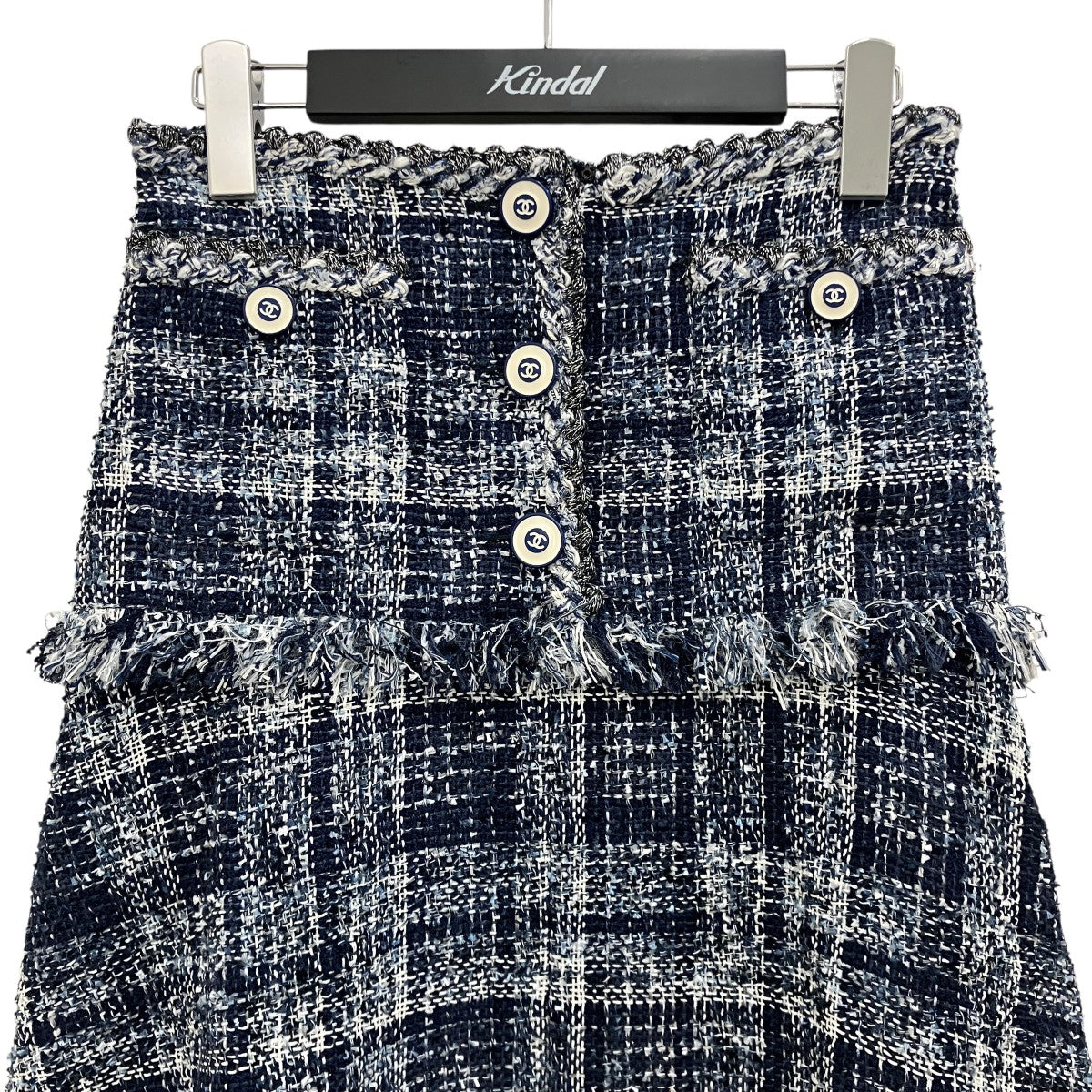 CHANEL ツイードスカートP58400V44202 古着・中古-3枚目のアイテム画像