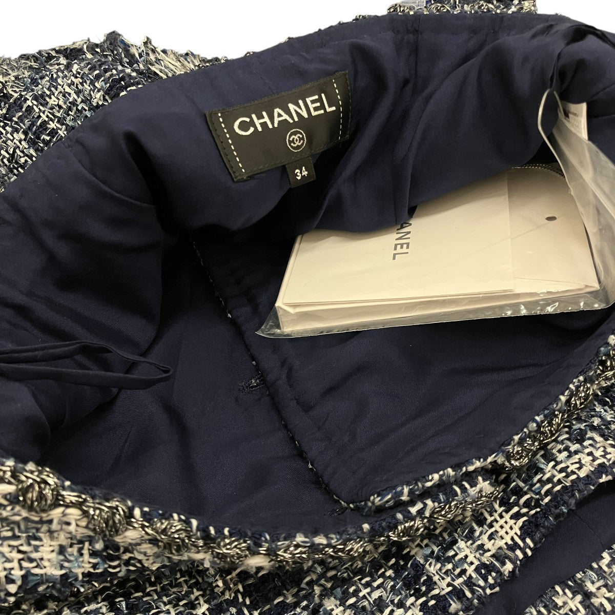 CHANEL ツイードスカートP58400V44202 古着・中古-6枚目のアイテム画像