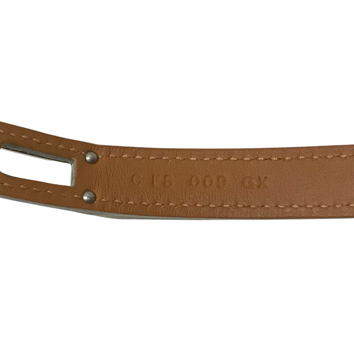 HERMES(エルメス) C刻印ケリードゥブルトゥールブレスレット ホワイト