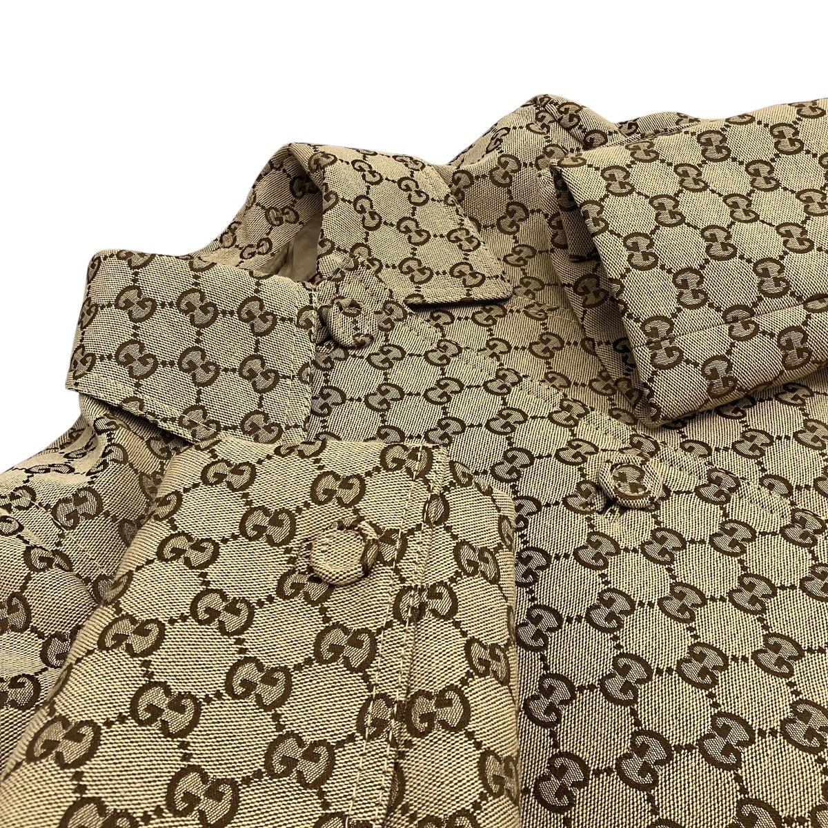 GUCCI 【GG CANVAS COAT】GG柄コート788387 古着・中古-5枚目のアイテム画像