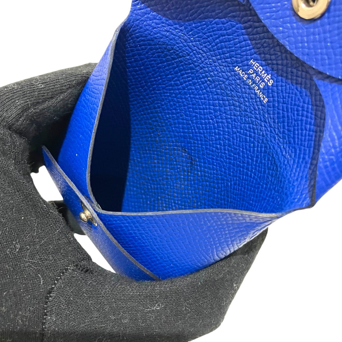 【美品】2020年購入HERMES バスティア　ブルーアトール 美品】2020年購入HERMES バスティアブルーアトール