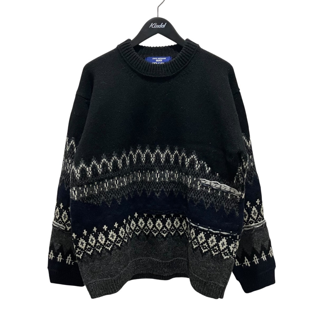 JUNYA WATANABE MAN 25AWAD2025ノルディックニットWP-N006 古着・中古-1枚目のアイテム画像