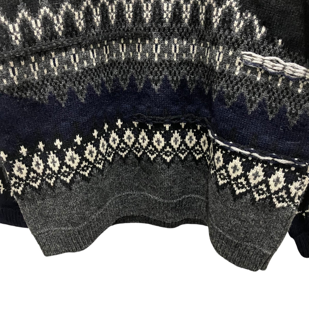 JUNYA WATANABE MAN 25AWAD2025ノルディックニットWP-N006 古着・中古-4枚目のアイテム画像