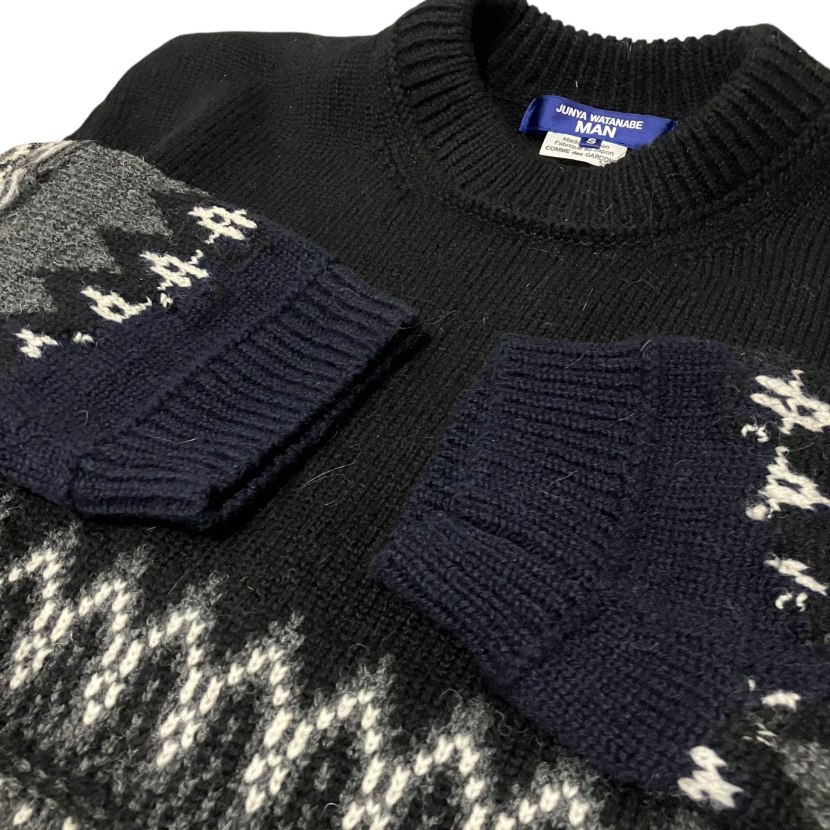 JUNYA WATANABE MAN 25AWAD2025ノルディックニットWP-N006 古着・中古-5枚目のアイテム画像