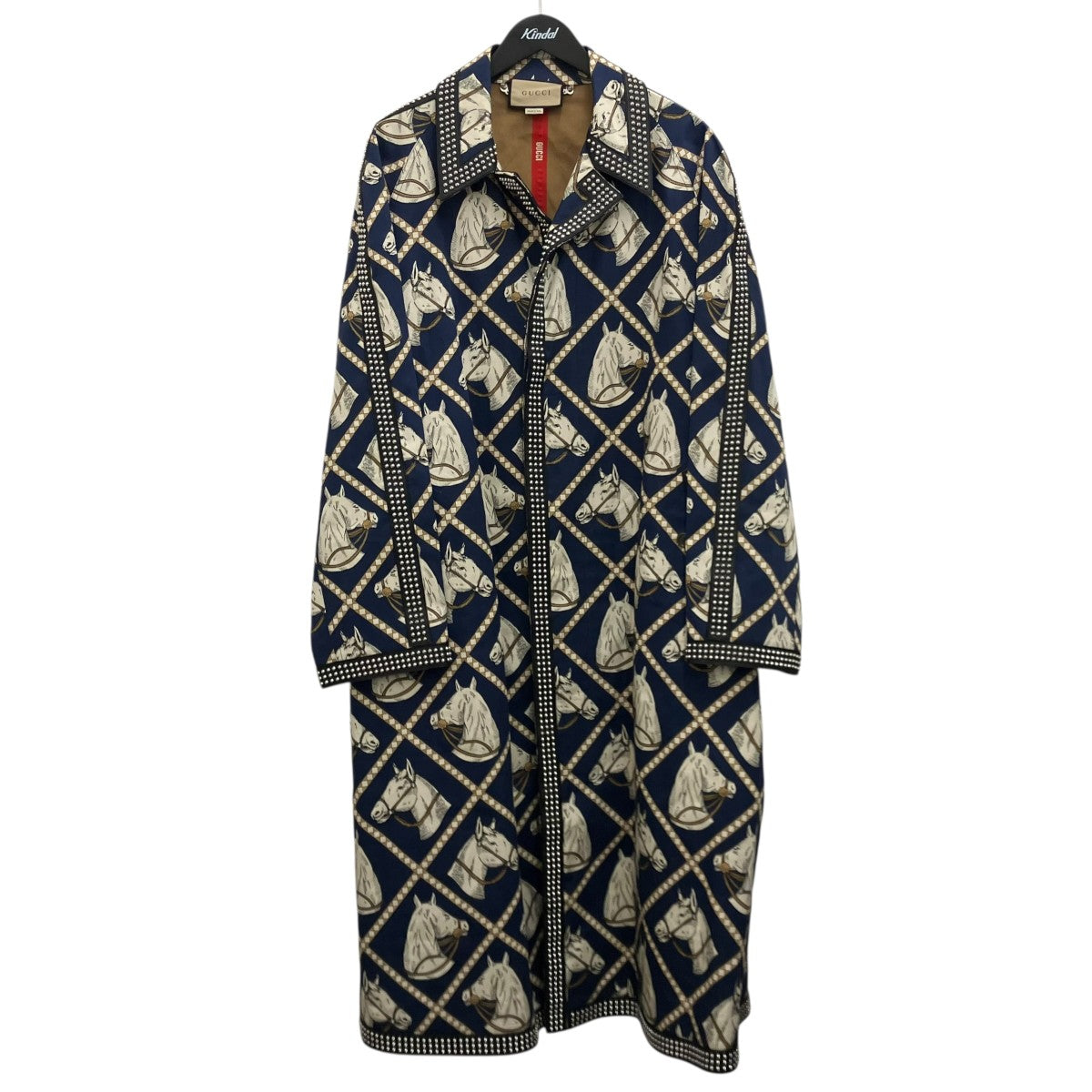 GUCCI スタッズステンカラーコート716220 Z8A6L 古着・中古-1枚目のアイテム画像