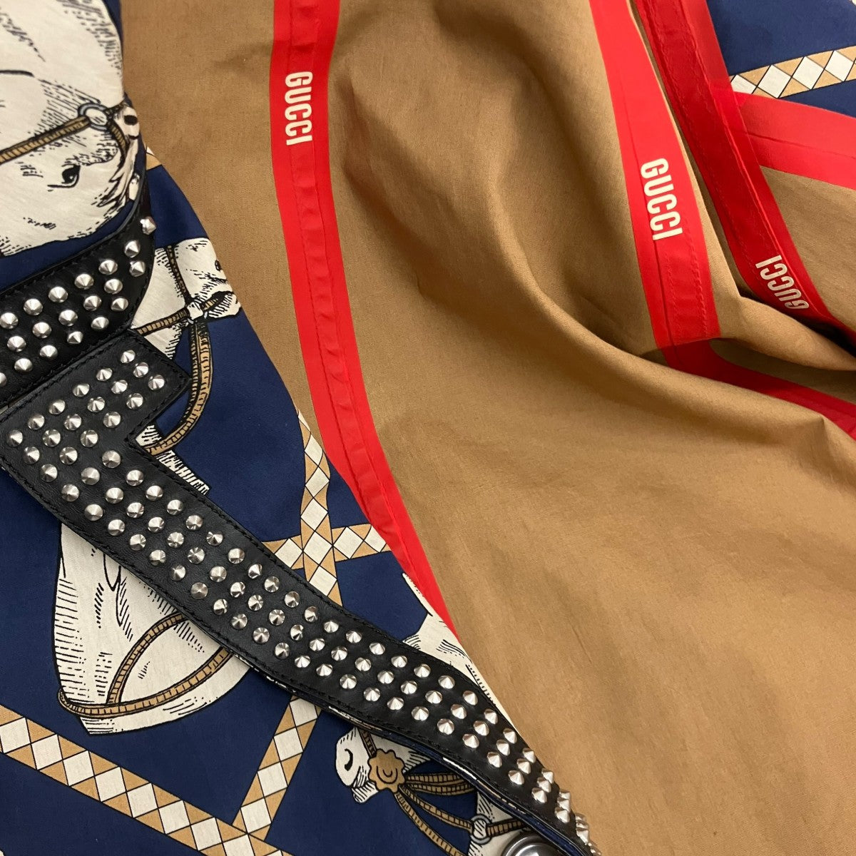 GUCCI スタッズステンカラーコート716220 Z8A6L 古着・中古-7枚目のアイテム画像