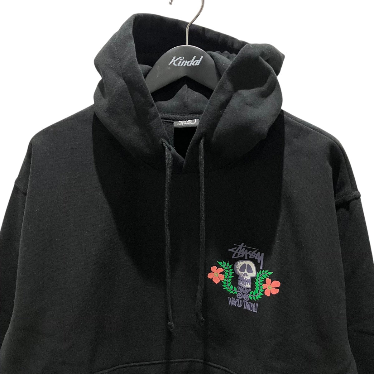 stussy(ステューシー) プルオーバーパーカー ブラック サイズ M