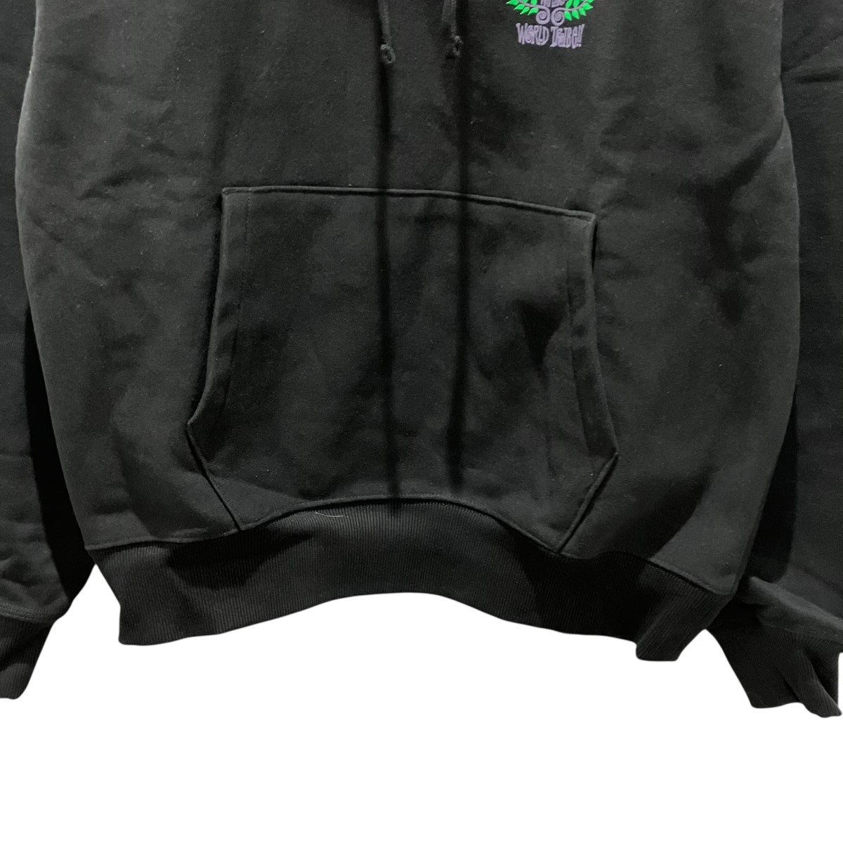 stussy(ステューシー) プルオーバーパーカー ブラック サイズ M