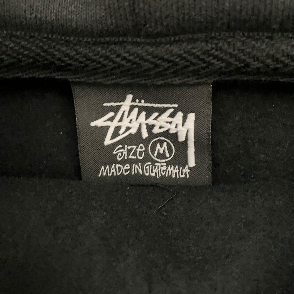 stussy(ステューシー) プルオーバーパーカー ブラック サイズ M