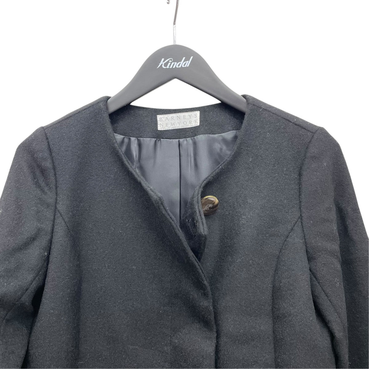 BARNEYS NEWYORK ノーカラージャケット 古着・中古-3枚目のアイテム画像