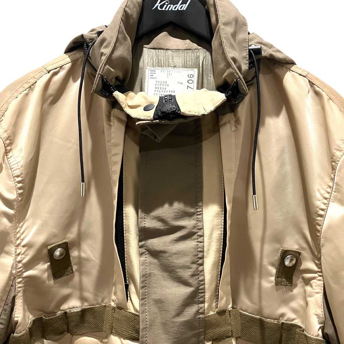 sacai(サカイ) 【Nylon TWILL Mix Coat】ナイロンツイルミックスコート