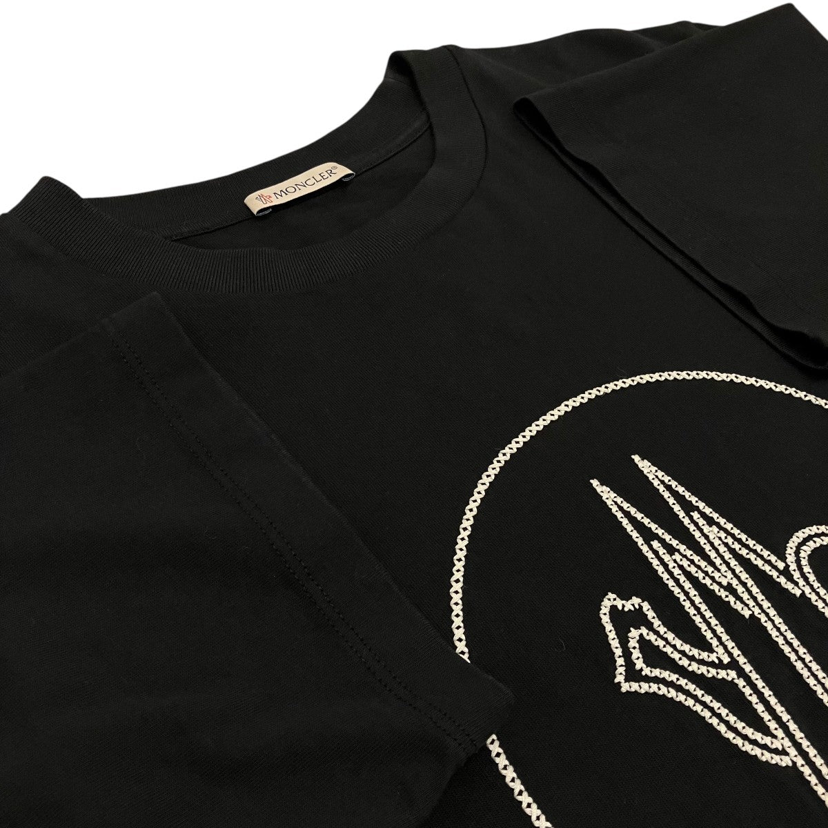 【MAGLIA MANICHE CORTE】刺繍Tシャツ