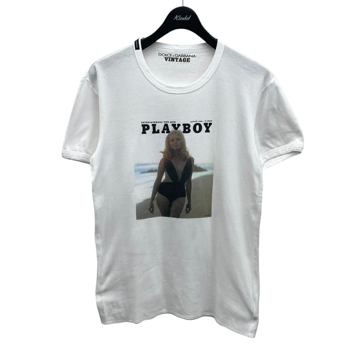 DOLCE ＆ GABBANA×PLAY BOY 半袖TシャツG8Q89T 古着・中古-1枚目のアイテム画像