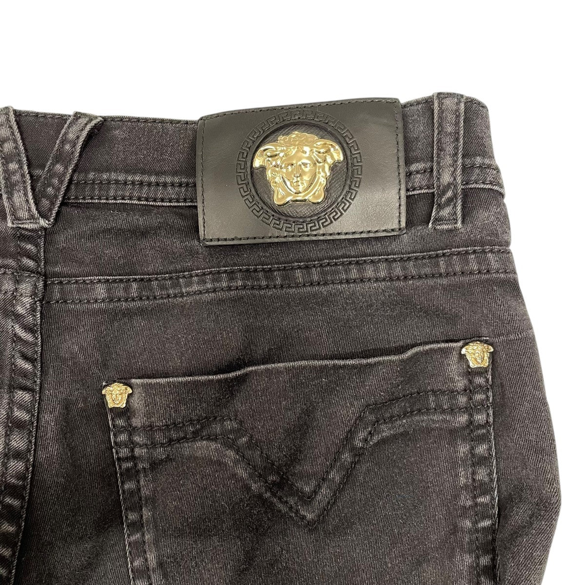 GIANNI VERSACE スキニーデニムパンツ 古着・中古-4枚目のアイテム画像