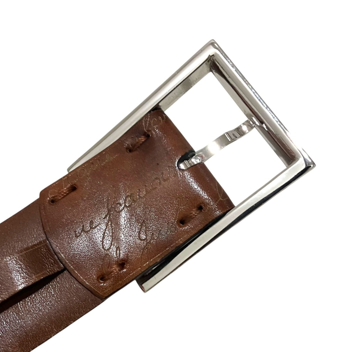 Berluti(ベルルッティ) レザーベルト ブラウン サイズ 85 34｜【公式