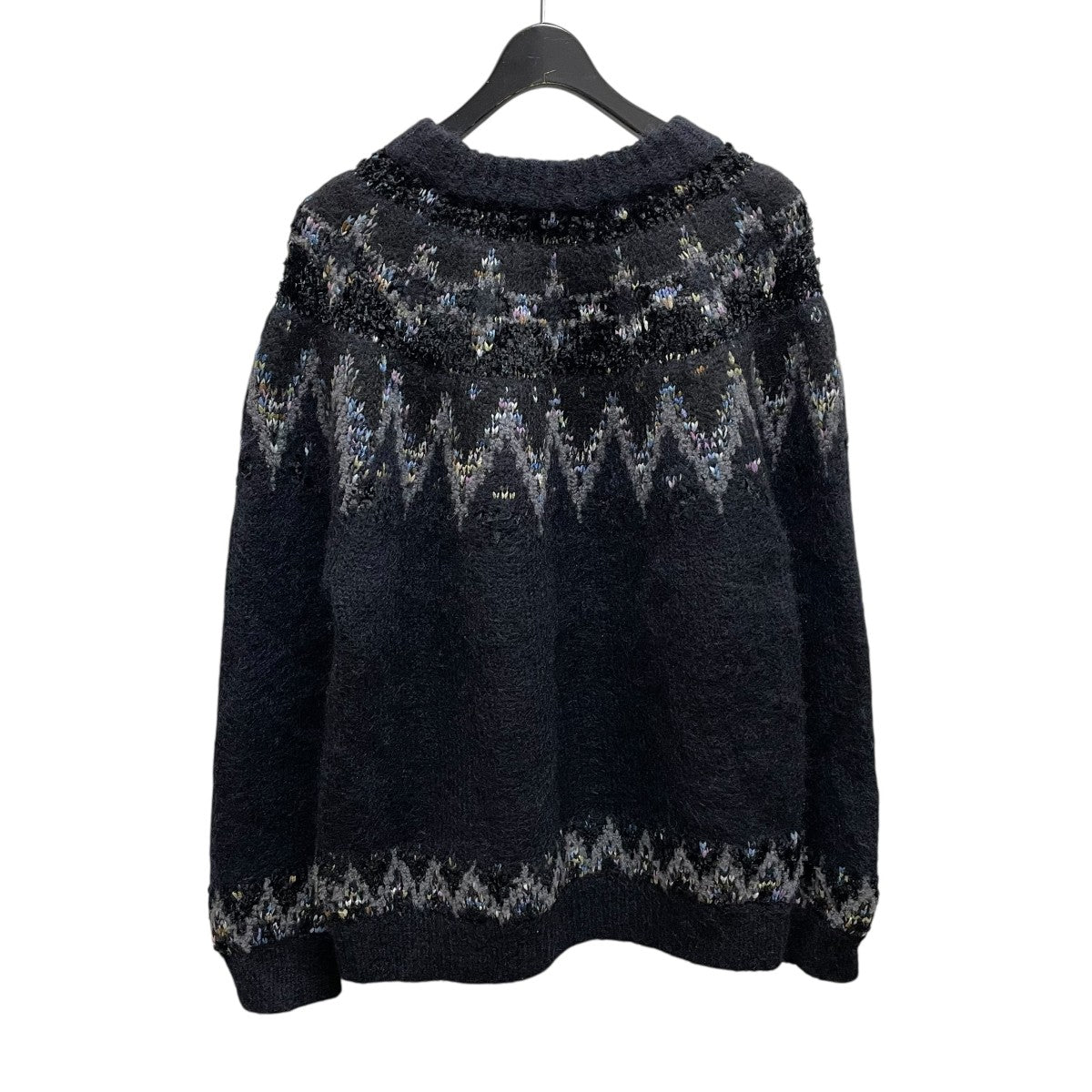 MOHAIR NORDIC KNIT SWEATER 20-194-013