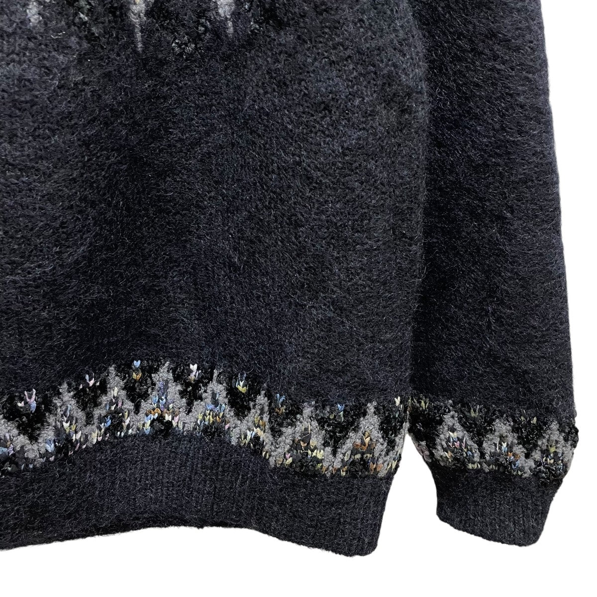 MOHAIR NORDIC KNIT SWEATER 20-194-013
