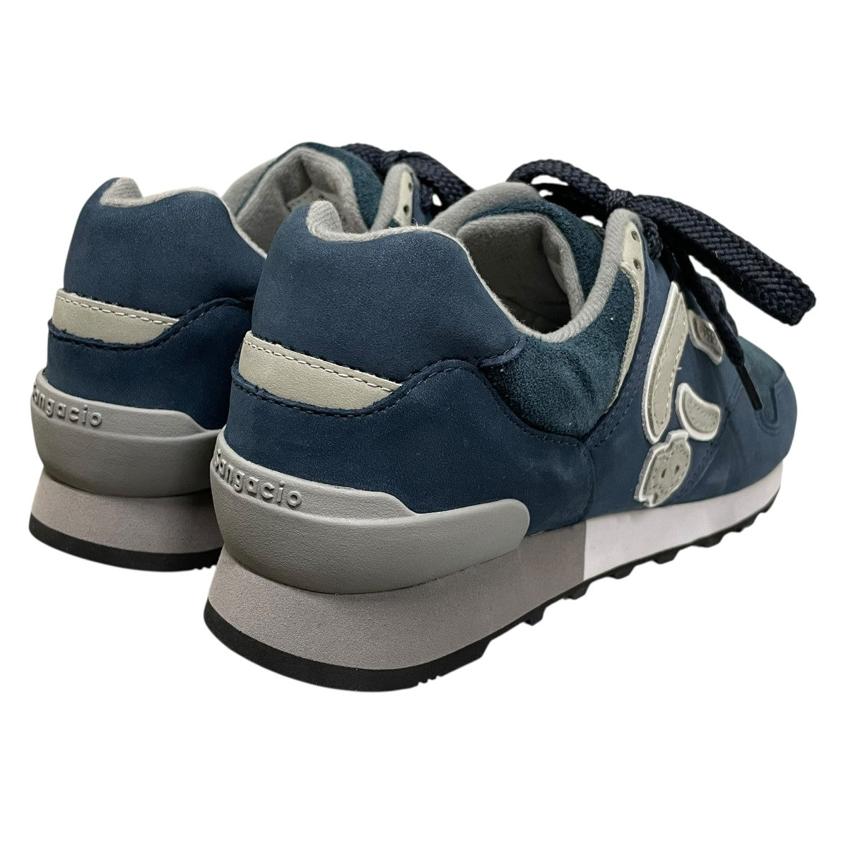 via SANGACIO(サンガッチョ) にゅ〜ずスニーカー ネイビー サイズ 23