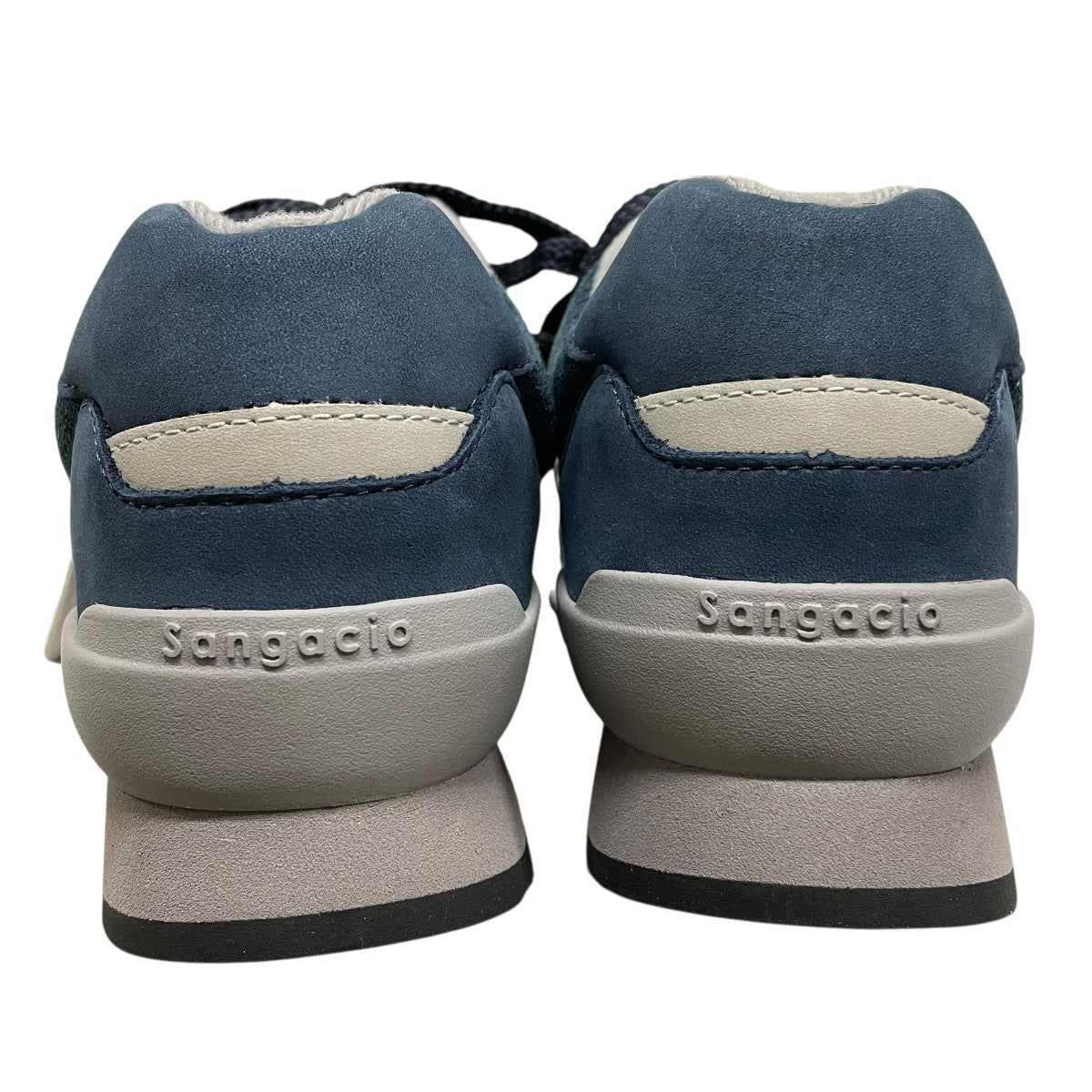 via SANGACIO(サンガッチョ) にゅ〜ずスニーカー ネイビー サイズ 23