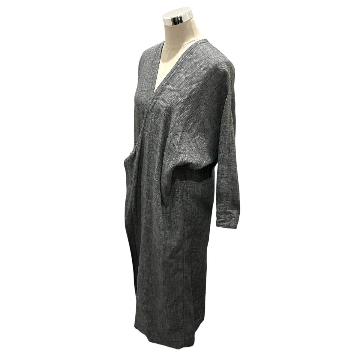 ARTS＆SCIENCE グレンチェックラップワンピース081-L10C-113 古着・中古-3枚目のアイテム画像