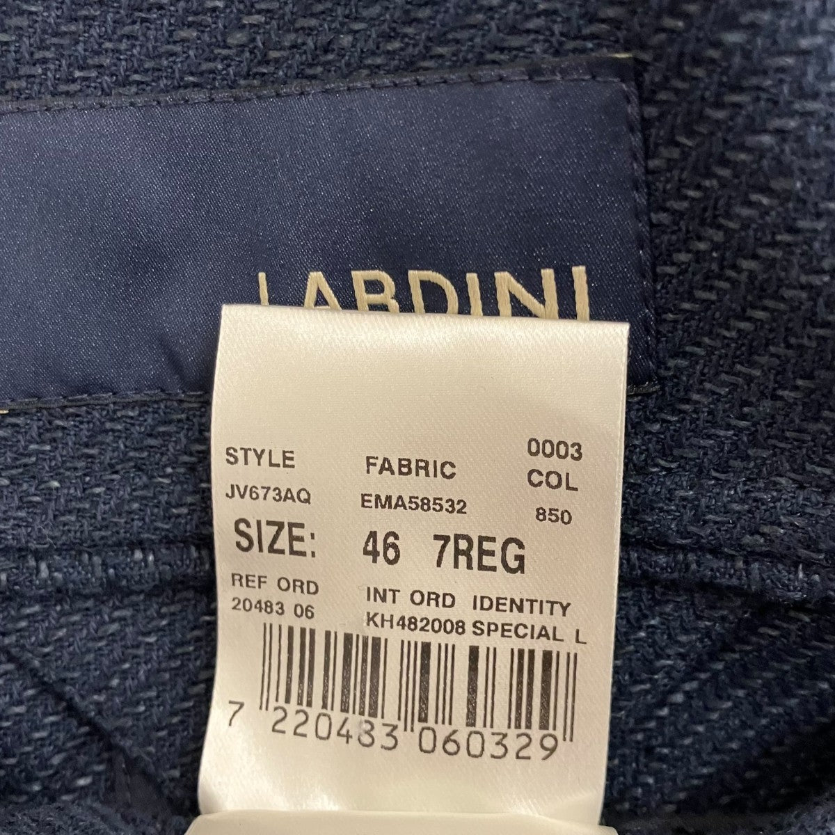 LARDINI リネン混金ボタンダブルジャケットJV673AQ 古着・中古-6枚目のアイテム画像