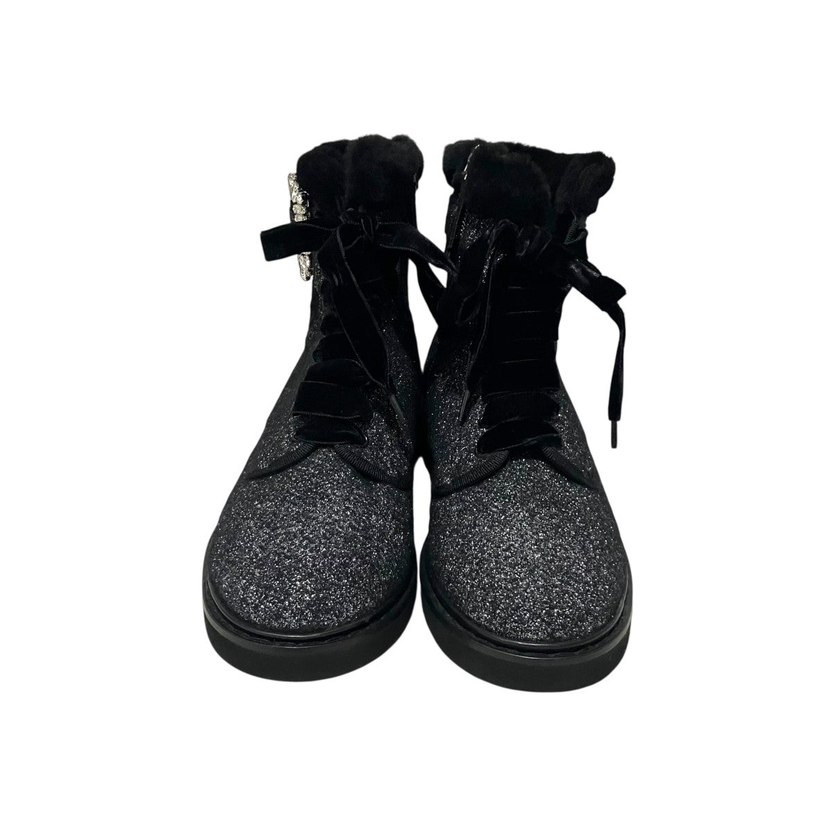 Roger Vivier ハイカットラメブーツ 古着・中古-2枚目のアイテム画像
