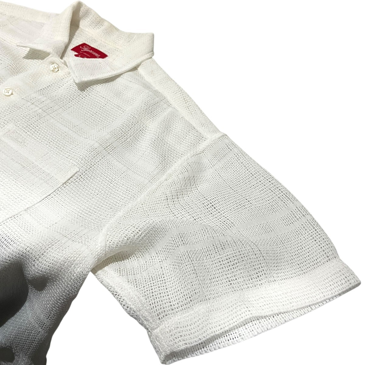 Supreme 【Mesh Stripe S S Shirt】メッシュ半袖シャツ 古着・中古-5枚目のアイテム画像
