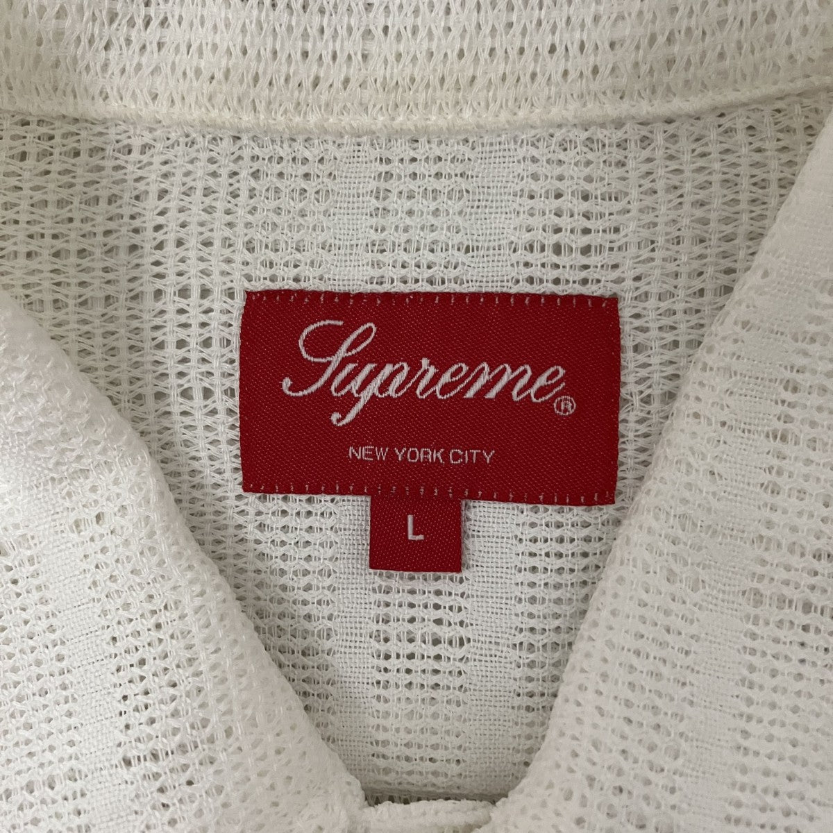 Supreme 【Mesh Stripe S S Shirt】メッシュ半袖シャツ 古着・中古-7枚目のアイテム画像