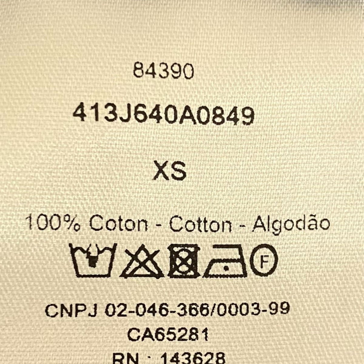 DIOR スラブコットンコットンTシャツ413J640A0849 古着・中古-6枚目のアイテム画像