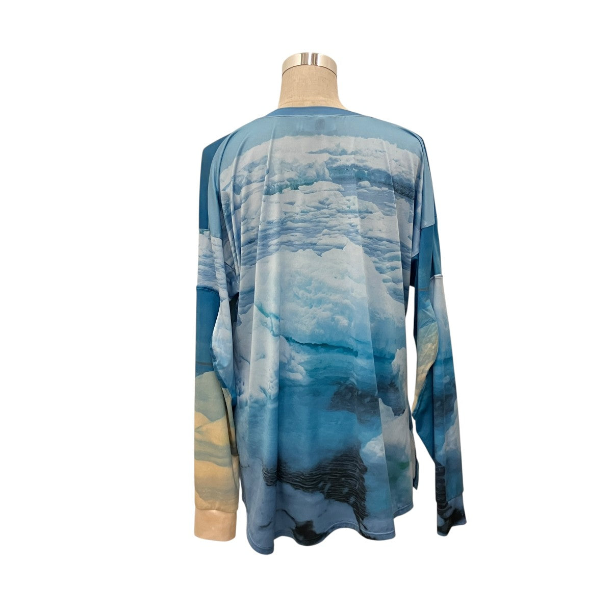 nagonstans 【CURVE LONG-SLEEVES．】総柄カットソー470IA880-1591 古着・中古-2枚目のアイテム画像