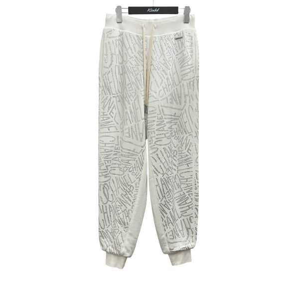 CHANEL(シャネル) 【COCO NIEGE SWAROVSKI CC SWEATPANTS】スワロ