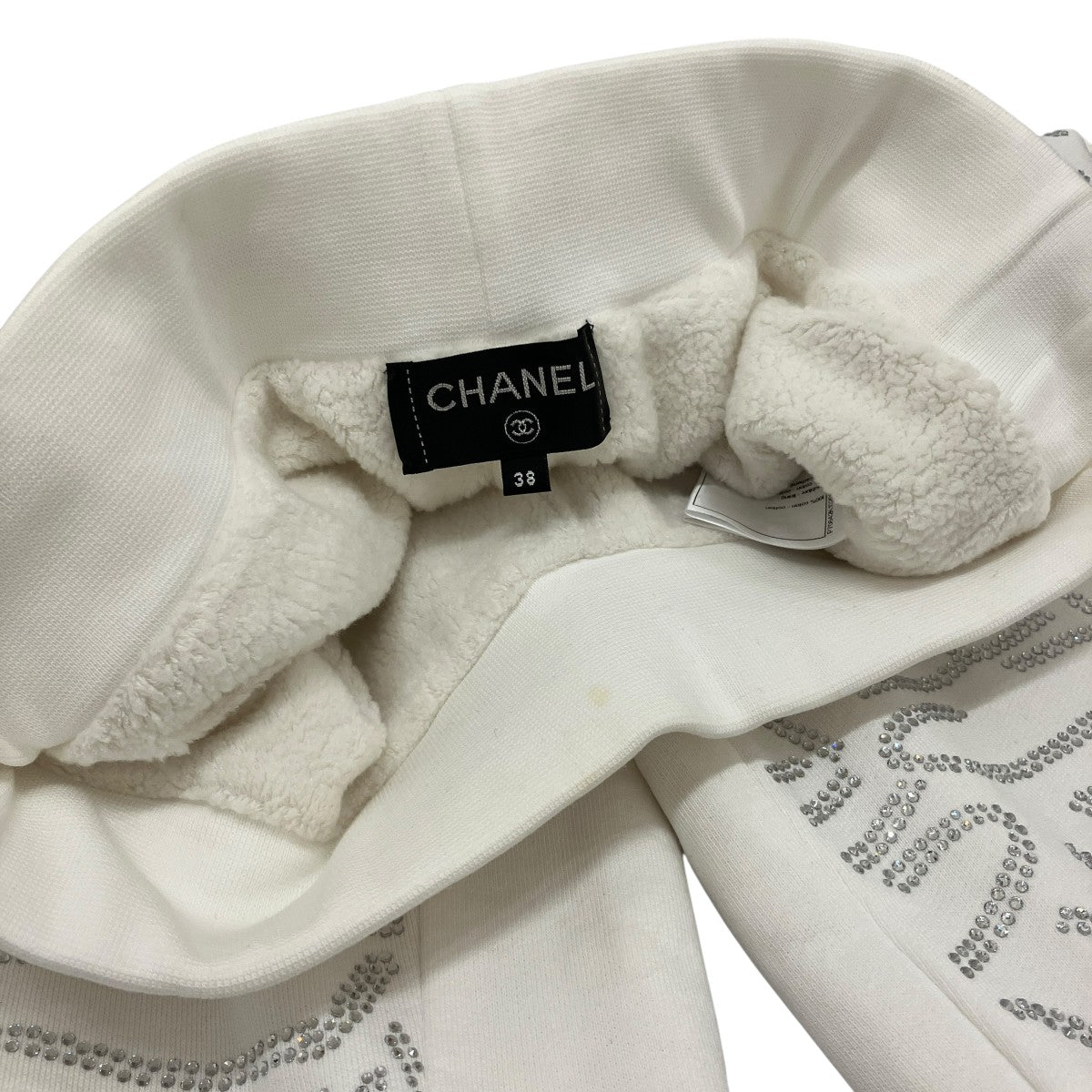 CHANEL 【COCO NIEGE SWAROVSKI CC SWEATPANTS】スワロスウェットパンツP70642K10205 古着・中古-5枚目のアイテム画像