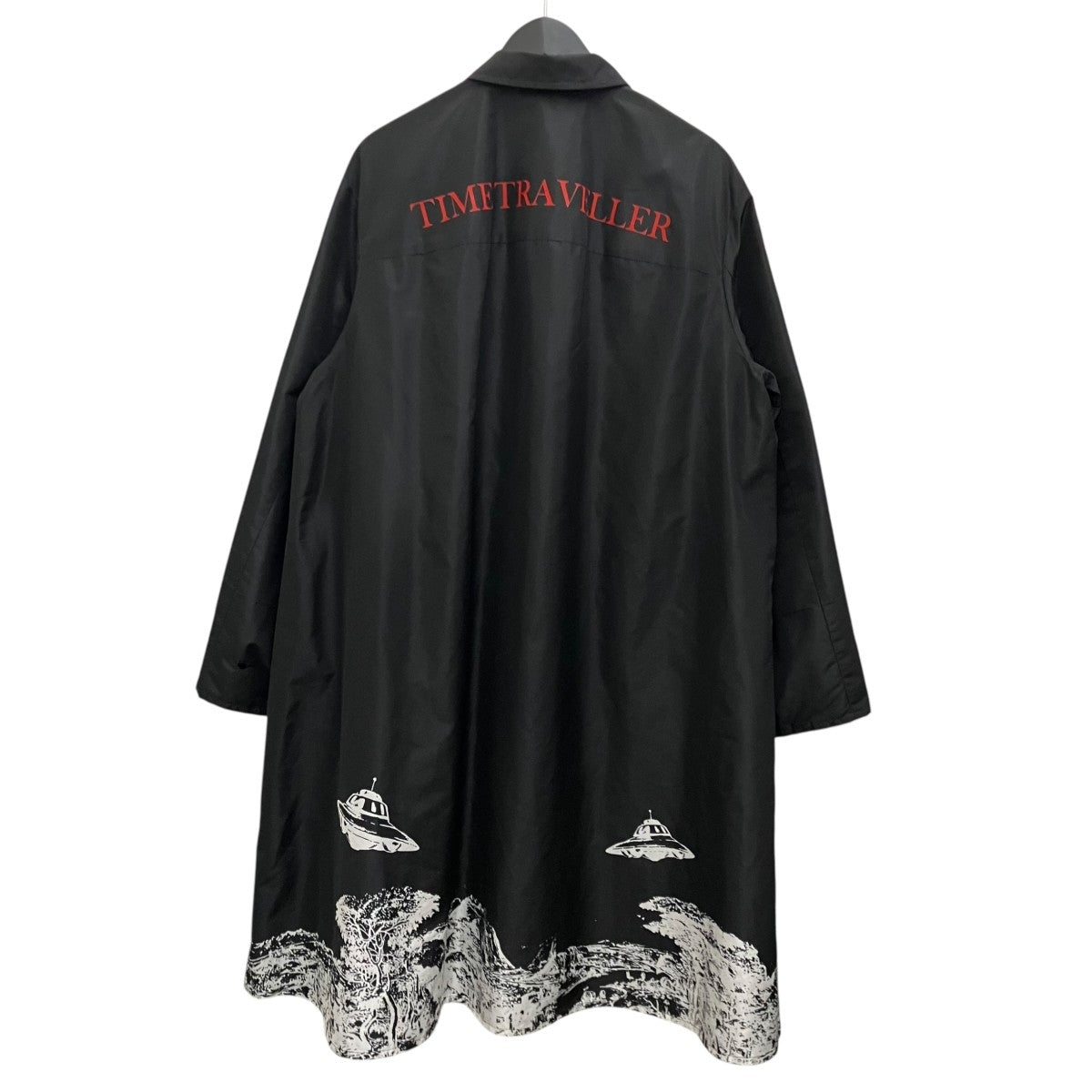 VALENTINO×UNDERCOVER TIME TRAVELLERグラフィックナイロンコートSV0CJB705NB 古着・中古-2枚目のアイテム画像