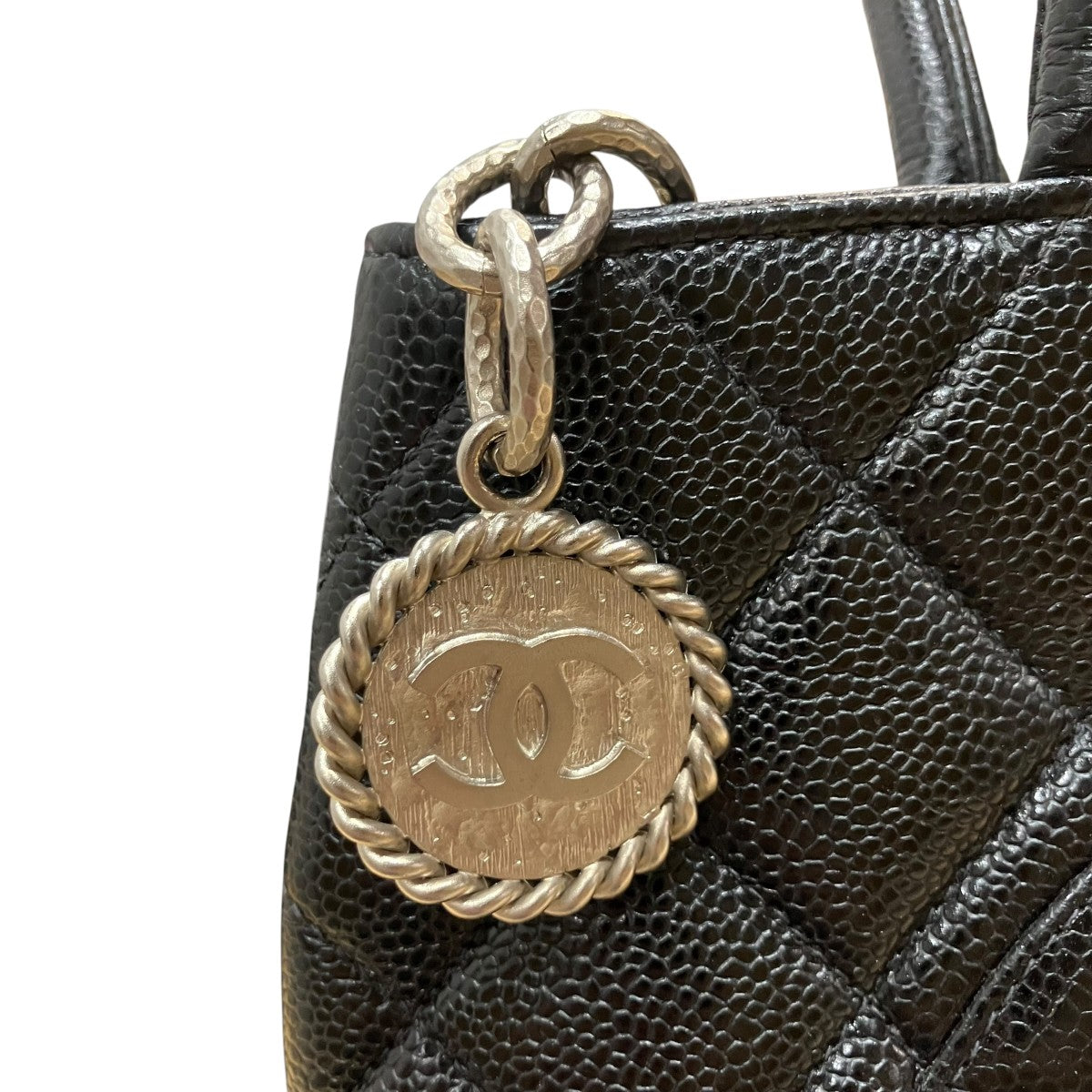 CHANEL キャビアスキン復刻トートバッグ 古着・中古-8枚目のアイテム画像